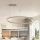 Brilagi - PORTOFINO Cable-Suspended Dimmable LED Pendant, 60W, 230V, 3000–6000K, Ø80 cm, Beige + Remote Control