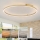 Brilagi - PORTOFINO Dimmable LED Ceiling Light LED/85W/230V 3000–6000K Ø 120 cm Gold + Remote Control
