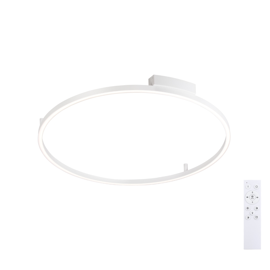 Brilagi - PORTOFINO Dimmable LED Ceiling Light 60W/230V, 3000–6000K, Ø 80 cm, White + Remote Control