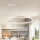 Brilagi - PORTOFINO LED dimmable cable pendant lamp LED/60W/230V 3000-6000K Ø 80 cm silver + remote control