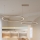 Brilagi - PORTOFINO LED Dimmable Cable-Suspended Pendant Light, 98W/230V, 3000–6000K, Beige + Remote Control
