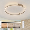 Brilagi - PORTOFINO LED Dimmable Ceiling Light LED/60W/230V 3000-6000K Ø 80 cm Beige + Remote Control