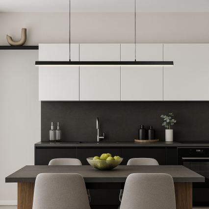 Brilagi - PPAXIS LED Cable Pendant Light 30W/230V 120 cm Black