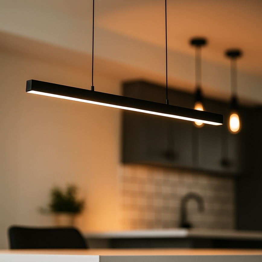 Brilagi - PPAXIS LED Cable Pendant Light 30W/230V 120 cm Black