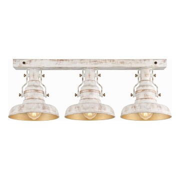 Brilagi - PYRONIC Ceiling Light 3xE27/40W/230V, Cream with Patina Finish