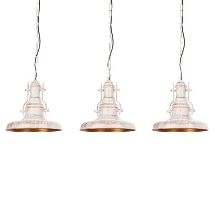 Brilagi - PYRONIC Chain Chandelier 3×E27/40W/230V, Cream with Patina Finish