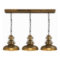 Brilagi - PYRONIC chain-hung chandelier 3xE27/40W/230V bronze/patina