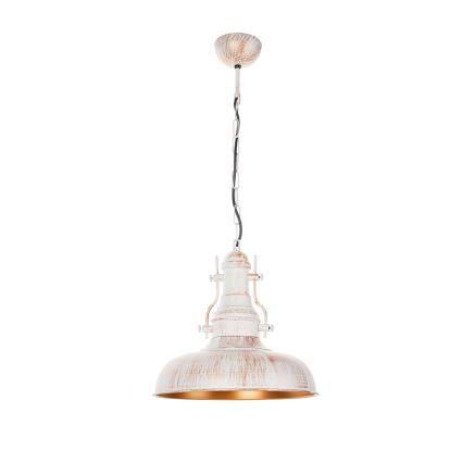 Brilagi - PYRONIC Chain Pendant Lamp 1xE27/40W/230V Ø 32 cm, Cream/Patina