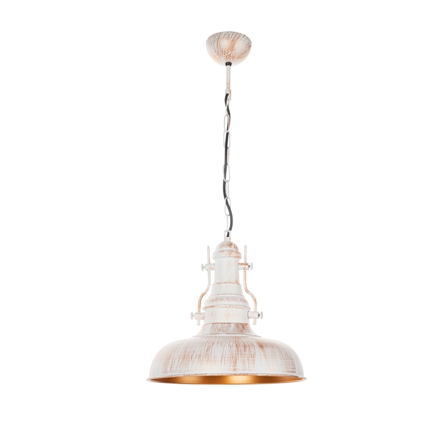 Brilagi - PYRONIC Chain Pendant Lamp 1xE27/40W/230V Ø 32 cm, Cream/Patina