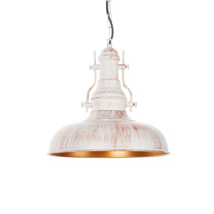 Brilagi - PYRONIC Chain Pendant Lamp 1xE27/40W/230V Ø 32 cm, Cream/Patina