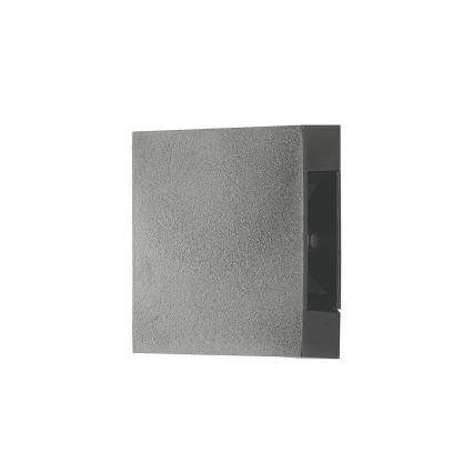 Brilagi - QUADRAY LED/4W/230V Outdoor Wall Light, Anthracite, IP65