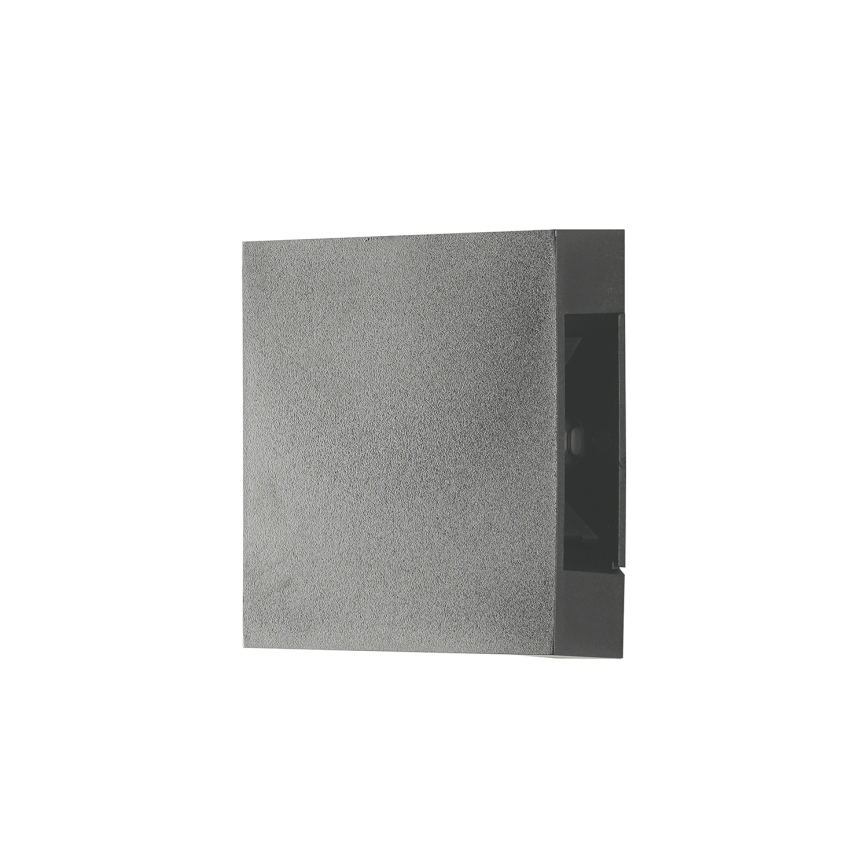 Brilagi - QUADRAY LED/4W/230V Outdoor Wall Light, Anthracite, IP65