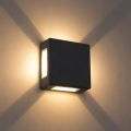 Brilagi - QUADRAY LED/6W/230V Anthracite IP54 Outdoor Wall Light