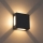 Brilagi - QUADRAY LED/6W/230V Anthracite IP54 Outdoor Wall Light