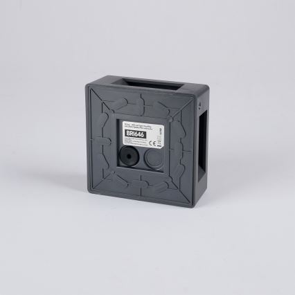 Brilagi - QUADRAY LED/6W/230V Anthracite IP54 Outdoor Wall Light