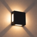 Brilagi - QUADRAY LED Outdoor Wall Light LED/6W/230V Black IP54