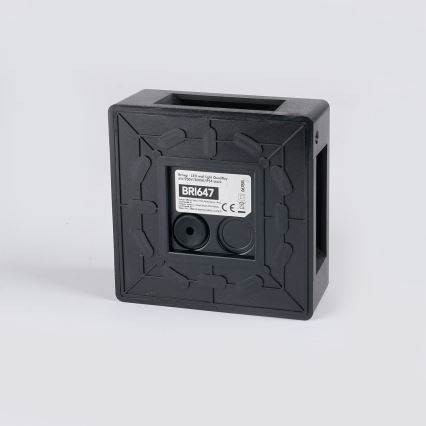 Brilagi - QUADRAY LED Outdoor Wall Light LED/6W/230V Black IP54