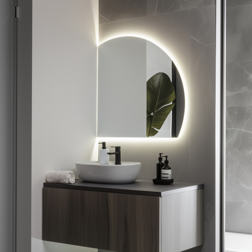 Brilagi - LED Bathroom mirror QUARTIERE LED/25W/230V 70x75 cm IP44 CRI 90 dimmable + CCT