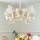 Brilagi - QUEEN Chain Chandelier 4xE14/40W/230V Beech/Cream