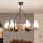 Brilagi - QUEEN Chain Chandelier 6xE14/40W/230V Oak