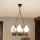 Brilagi - QUEEN chain-hung chandelier 4xE14/40W/230V oak