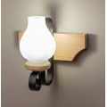Brilagi - QUEEN Wall Light 1xE14/40W/230V Oak