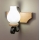 Brilagi - QUEEN Wall Light 1xE14/40W/230V Oak