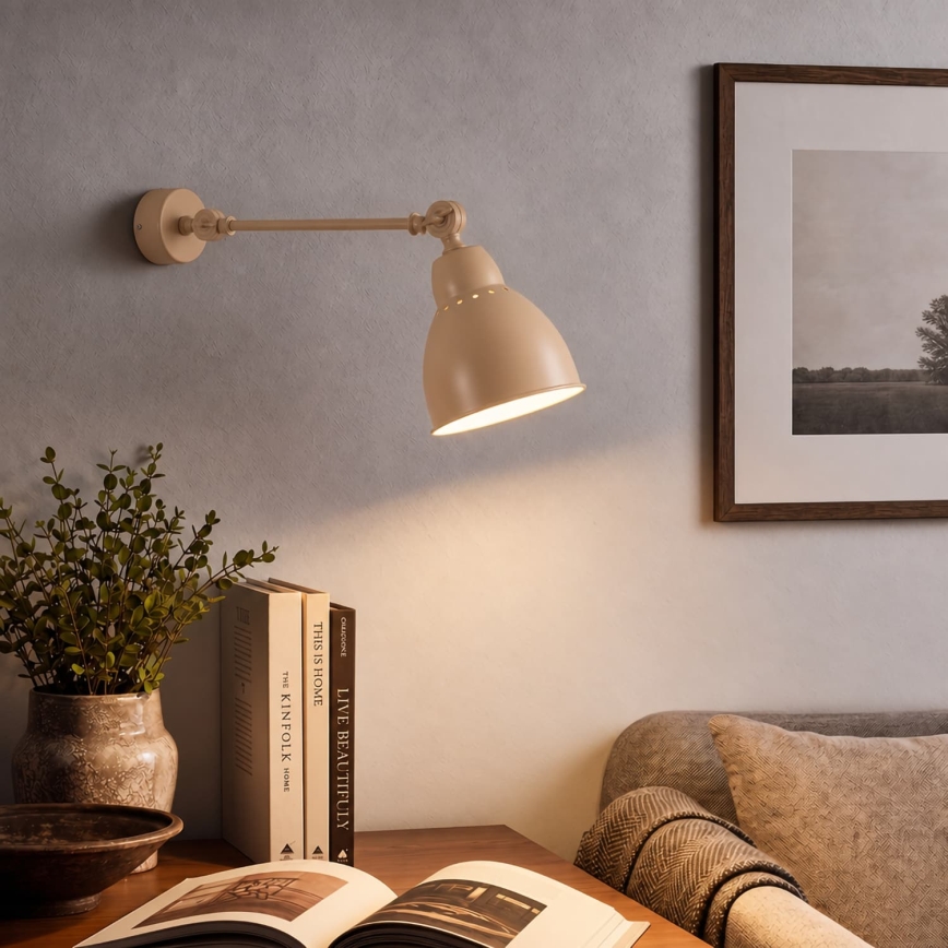 BRILAGI - QUILL wall lamp 1xE27/40W/230V, 40 cm, beige