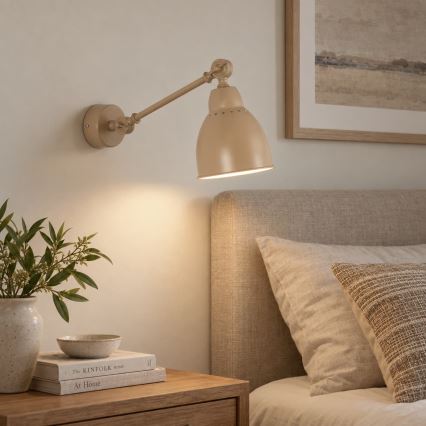 BRILAGI - QUILL wall lamp 1xE27/40W/230V, 40 cm, beige