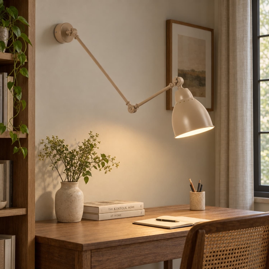 BRILAGI - QUILL Wall Lamp 1xE27/40W/230V 83 cm Beige