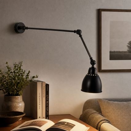 BRILAGI - QUILL Wall Lamp 1xE27/40W/230V, 83 cm, Black