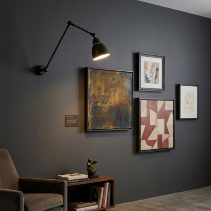 BRILAGI - QUILL Wall Lamp 1xE27/40W/230V, 83 cm, Black
