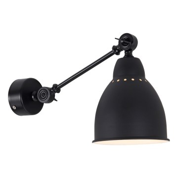 Brilagi - QUILL Wall Light 1x E27/40W/230V, 40 cm, Black