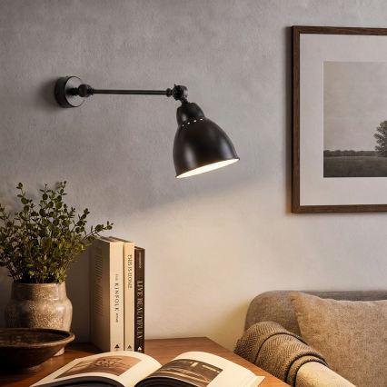 BRILAGI - QUILL Wall Light 1x E27/40W/230V, 40 cm, Black