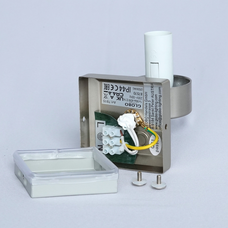 Brilagi - RAY Bathroom Wall Light 1xE14/40W/230V IP44