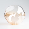 BRILAGI - Replacement glass for chandelier, wall and ceiling light LAVA/VULCANO G9 Ø 15 cm smoked beige
