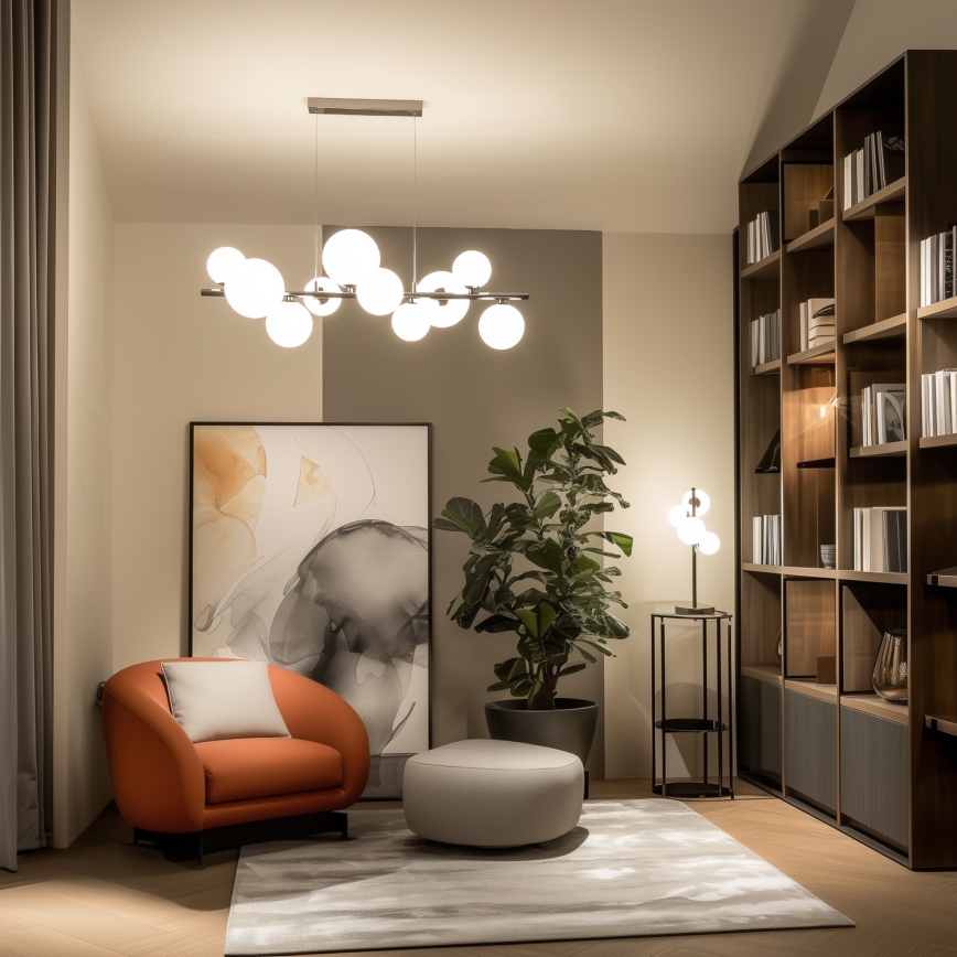 Brilagi - Replacement glass for chandelier, wall light and lamp MISTEL, MILLA d. 10 cm white