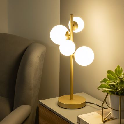 Brilagi - Replacement glass for chandelier, wall light and lamp MISTEL, MILLA d. 12 cm white