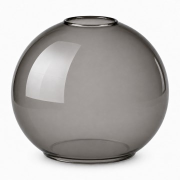 Brilagi - Replacement glass for DIOR chandelier E27, Ø 15 cm, smoky gray