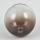 Brilagi - Replacement glass for MISTEL and MILLA chandeliers, wall lights and lamps, Ø 15 cm, smoked brown