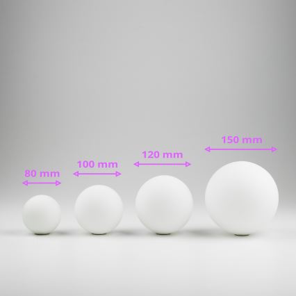 BRILAGI - Replacement glass for MISTEL and MILLA chandeliers, wall lights and lamps, Ø 15 cm, white