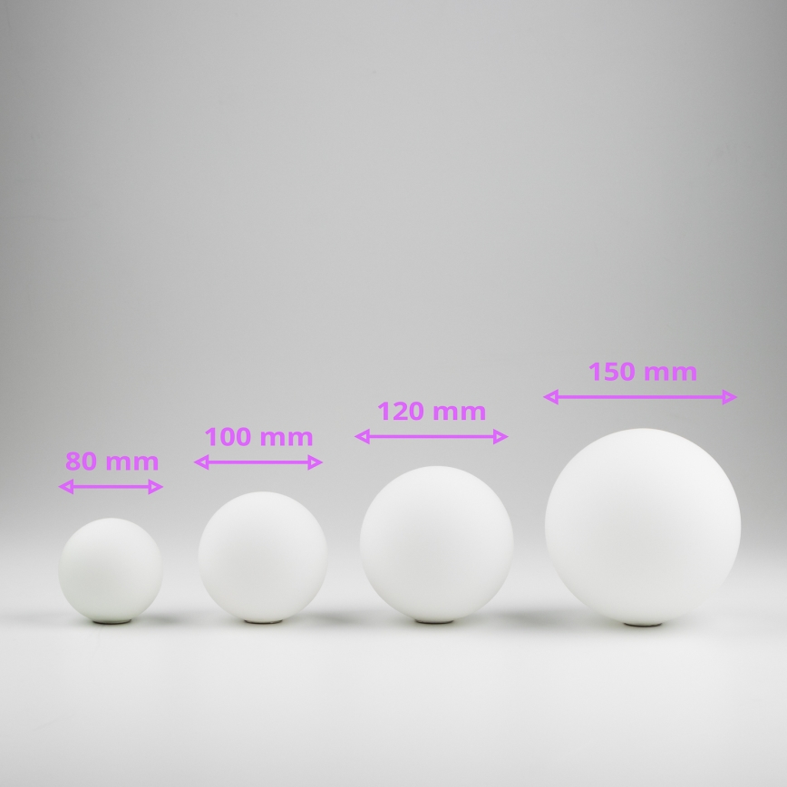 BRILAGI - Replacement glass for MISTEL and MILLA chandeliers, wall lights and lamps, Ø 15 cm, white