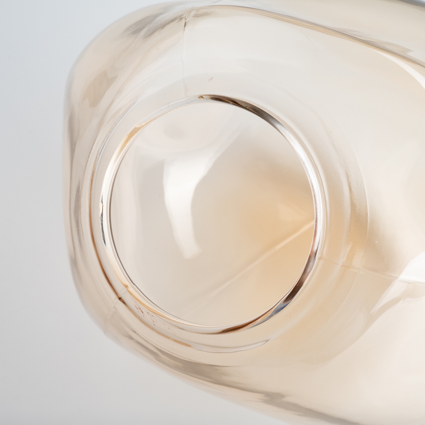 BRILAGI - Replacement glass for VULCANO E27 chandelier, wall and ceiling fixture, Ø 25 cm, smoked beige