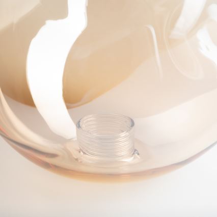 BRILAGI - Replacement glass for chandelier, wall and ceiling light LAVA/VULCANO G9 Ø 15 cm smoked beige