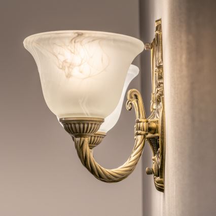 BRILAGI - Replacement glass shade for CLASSIC E14 chandelier and wall sconce, Ø 11 cm, white