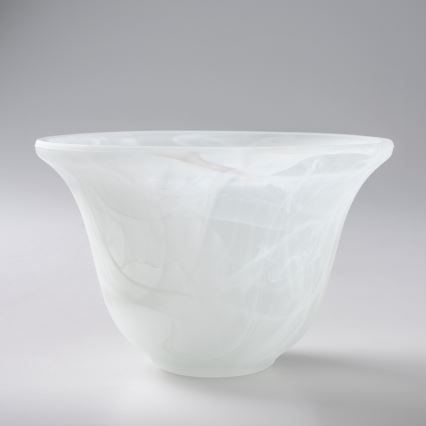 BRILAGI - Replacement glass shade for CLASSIC E14 chandelier and wall sconce, Ø 11 cm, white