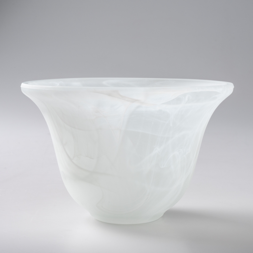 BRILAGI - Replacement glass shade for CLASSIC E14 chandelier and wall sconce, Ø 11 cm, white