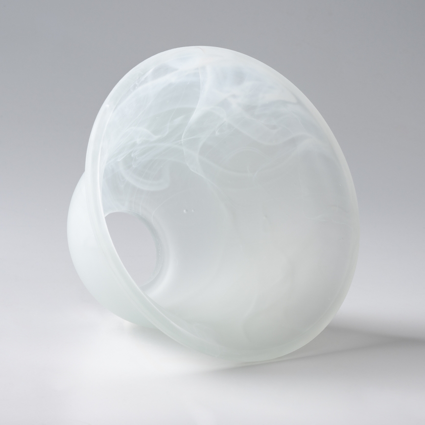 BRILAGI - Replacement glass shade for CLASSIC E14 chandelier and wall sconce, Ø 11 cm, white