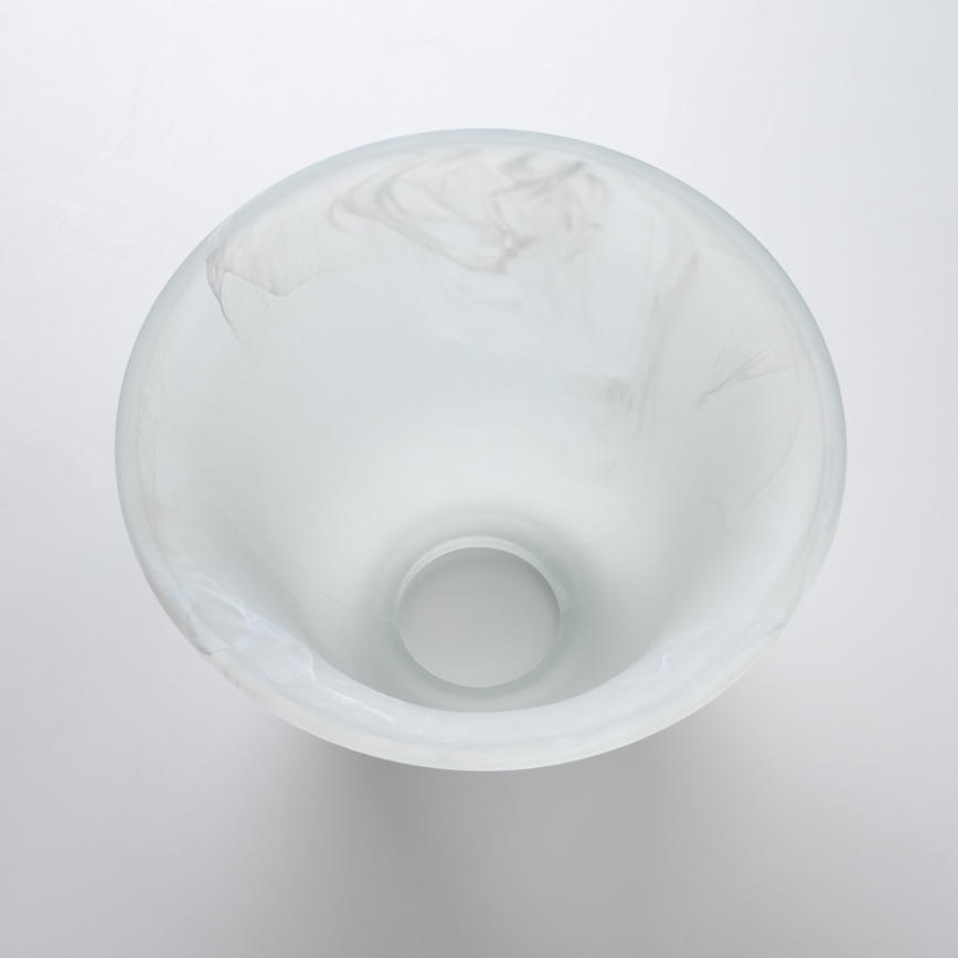 BRILAGI - Replacement glass shade for CLASSIC E14 chandelier and wall sconce, Ø 11 cm, white