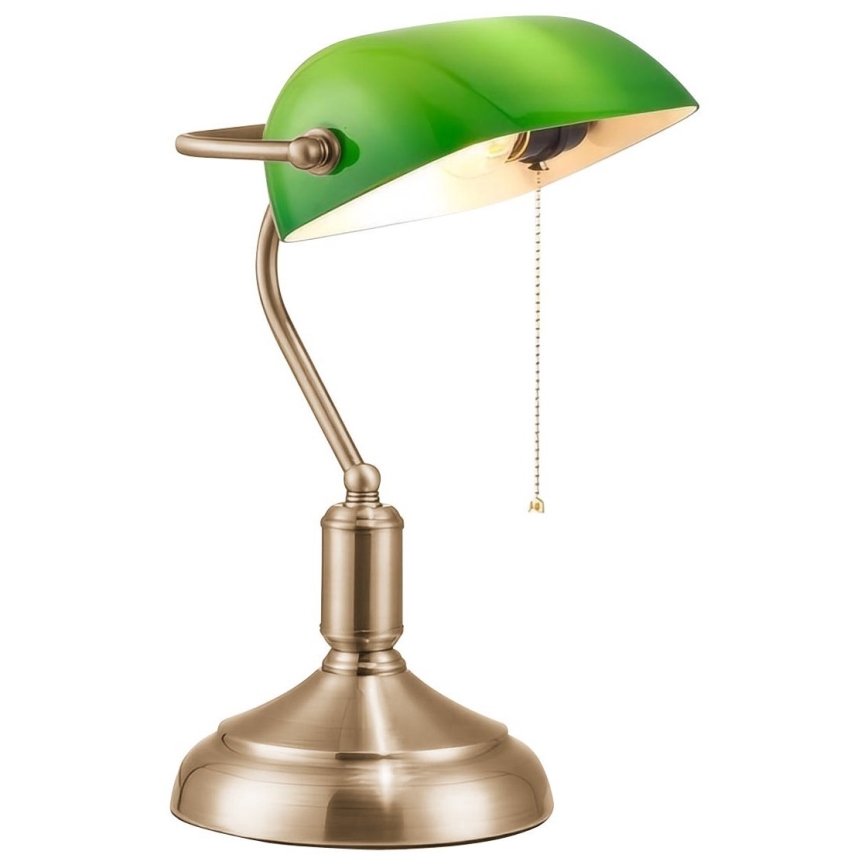 Brilagi - Replacement lampshade for table lamp BANK OFFICE green